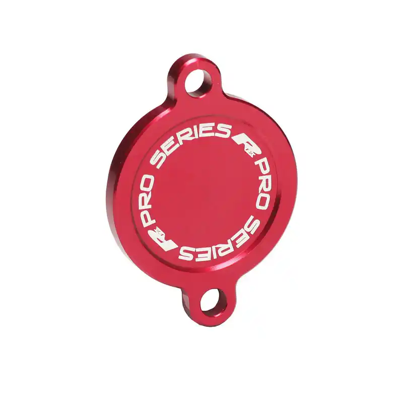 Couvercle de filtre à huile RFX Pro (Rouge) – Kawasaki KXF450 Promotion Saisonnière