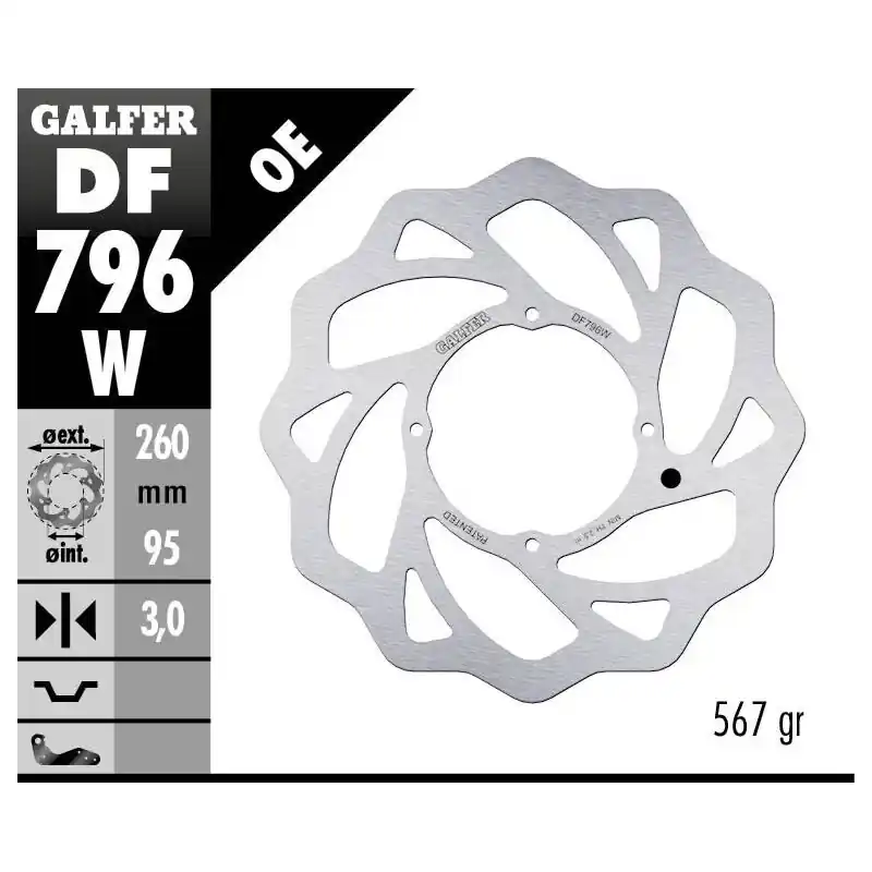 Vente Directe BRAKE DISC FIXED WAVE
