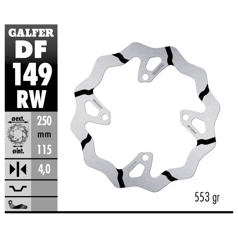 BRAKE DISC FIXED WAVE GR Commande En Gros