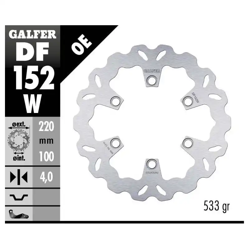 Achat Immédiat BRAKE DISC FIXED WAVE