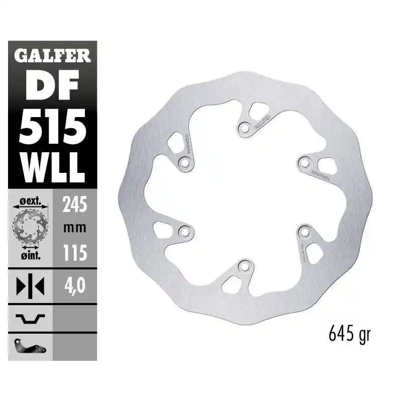 BRAKE DISC FIXED WAVE SO Paiement Sécurisé