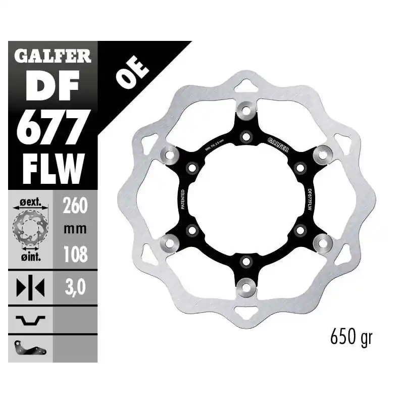 Prix Réduit BRAKE DISC FLOAT WAVE