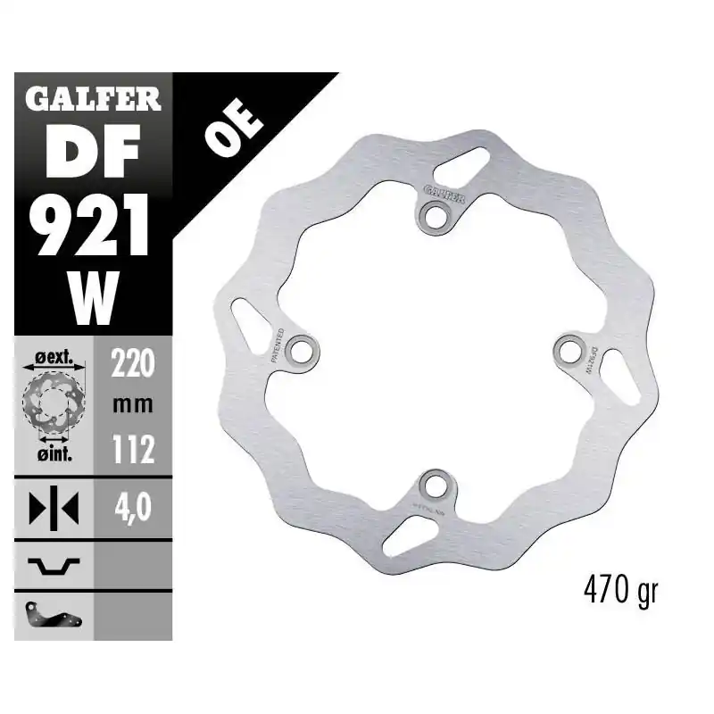 BRAKE DISC FIXED WAVE Marque