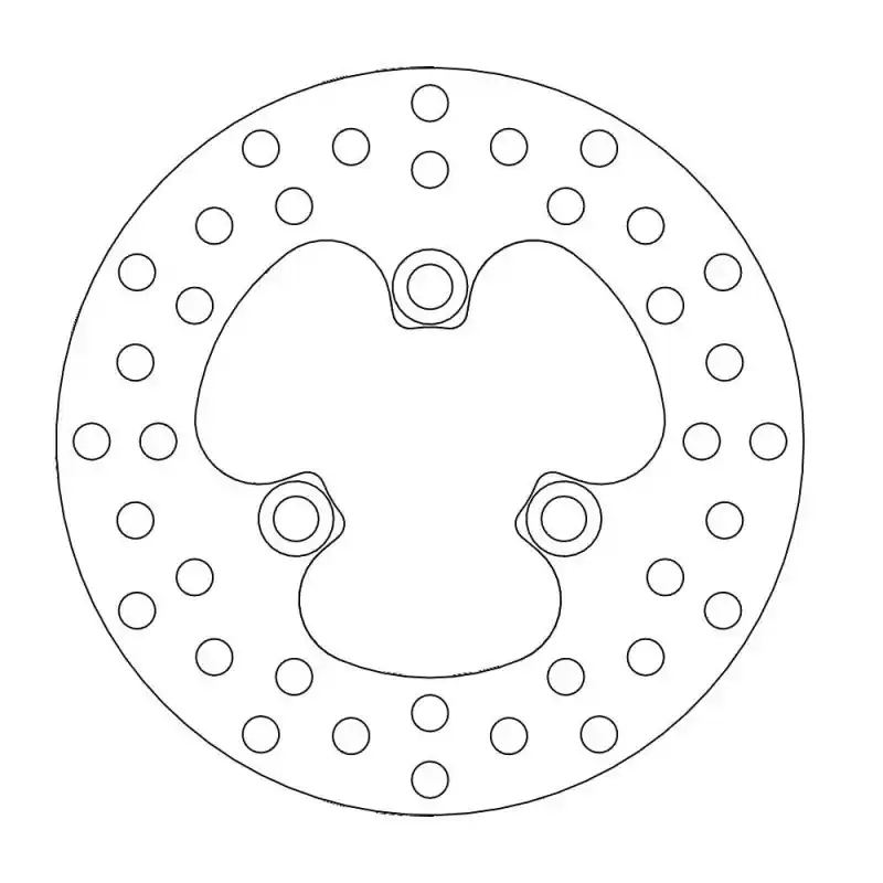Nouveauté BRAKE DISC ROUND FRONT