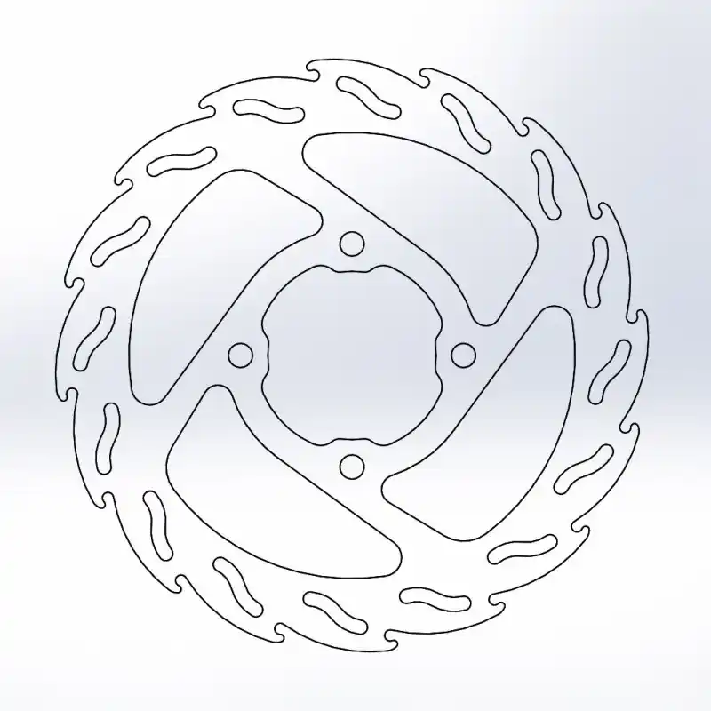 Vente Flash BRAKE DISC FLAME REAR