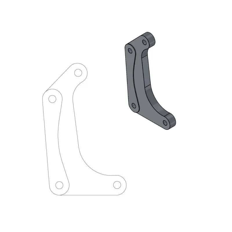 BRAKE CALIPER ADAPTOR SM Jusqu&rsquo;à Épuisement Des Stocks