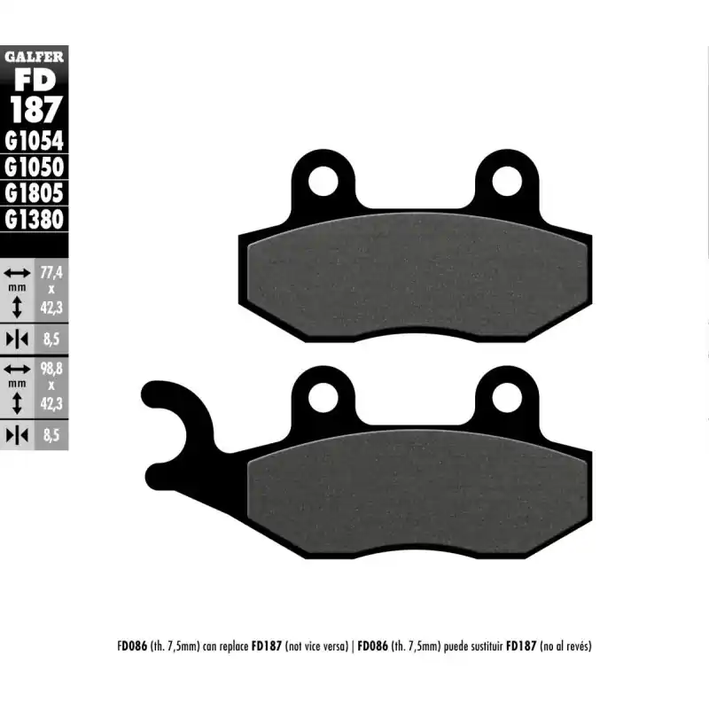 BRAKE PAD SEMI METAL SCOOTER Must-Have