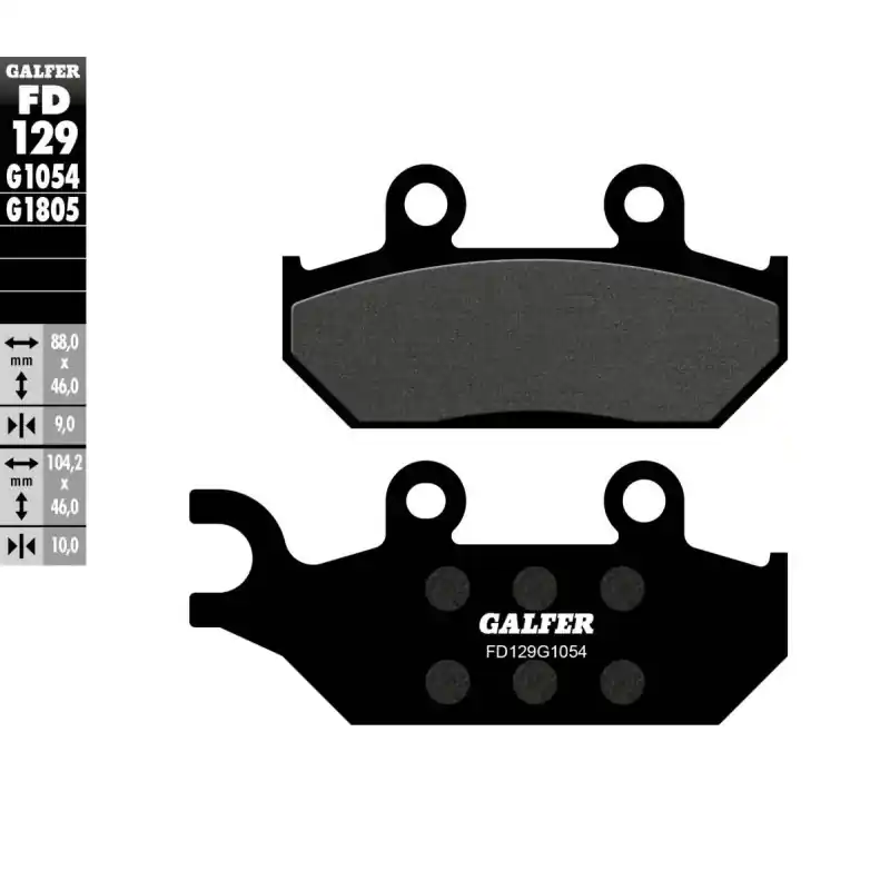 BRAKE PAD SEMI METAL Super Prix