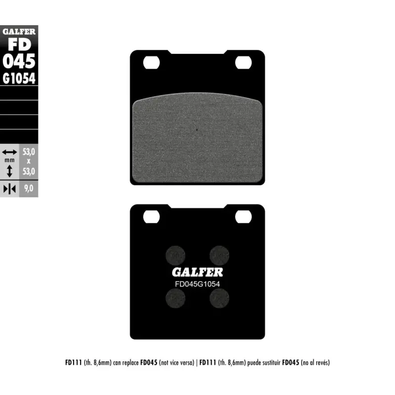 Usine Directe BRAKE PAD SEMI METAL