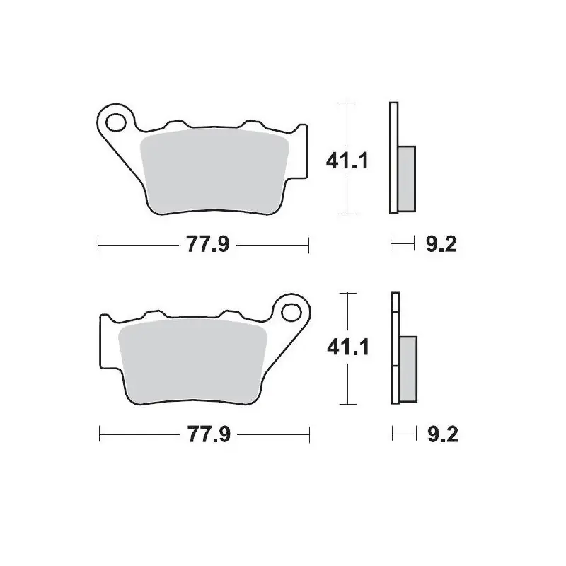 BRAKE PAD RACING GP Prix Bas