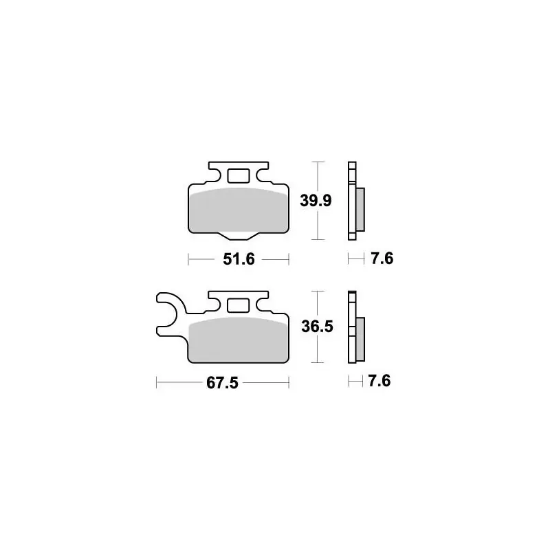 BRAKE PAD NITRO Expédié Aujourd&rsquo;hui