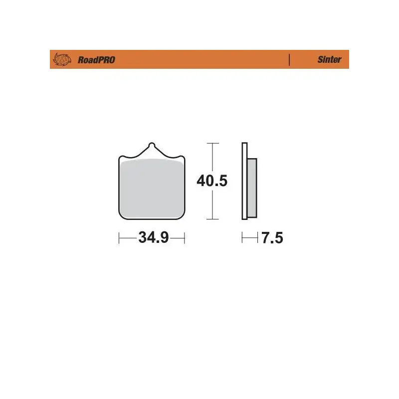 BRAKE PAD SINTER FRONT Prix Cassé