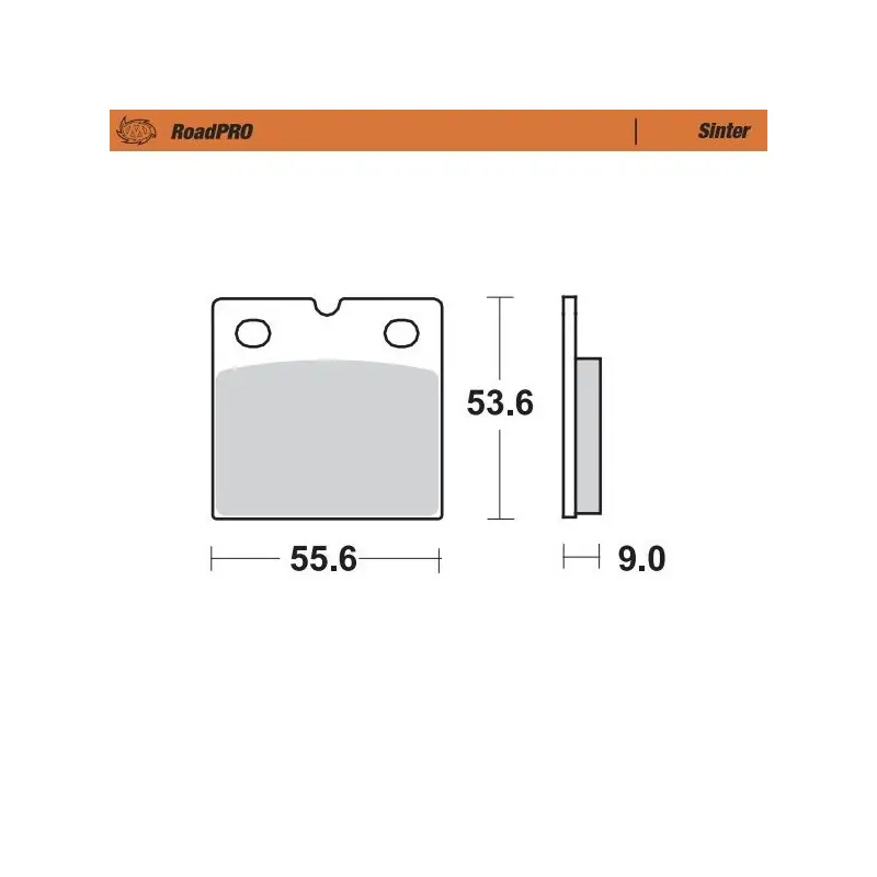 Authentique BRAKE PAD SINTER REAR