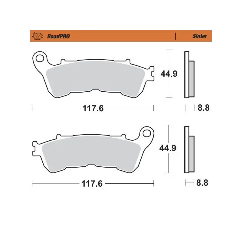 BRAKE PAD SINTER REAR Prix Choc