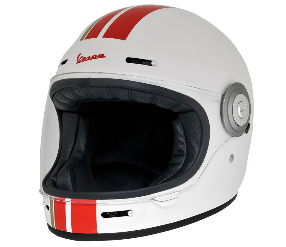 Casque intégral Vespa Racing Sixties 60s rouge / blanc XS Seulement Aujourd&rsquo;hui