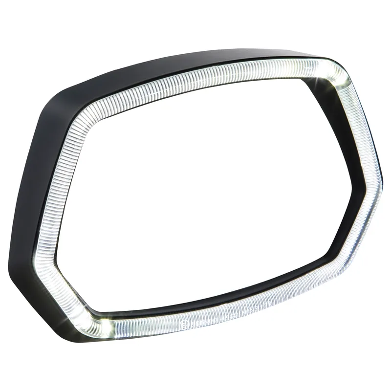 Anneau de lampe noir mat LED anneau lumineux pour Vespa Sprint 125/150ccm 4T (&rsquo;13-&rsquo;18) Retour Gratuit