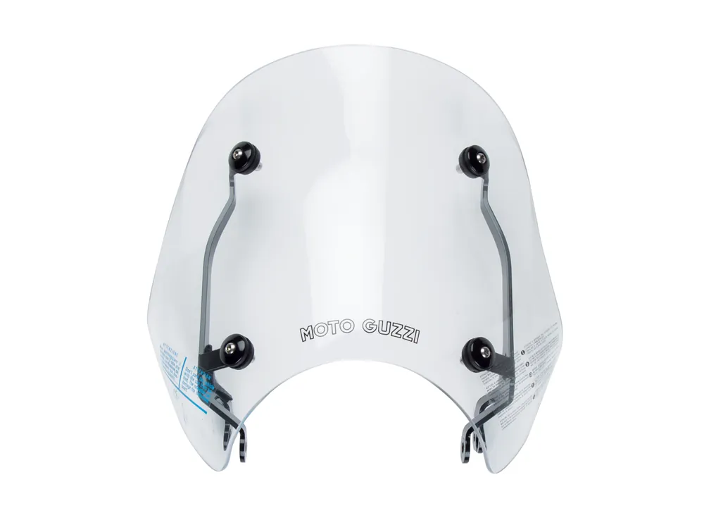 Jusqu&rsquo;à Épuisement Des Stocks Pare-brise avec support noir complet, Touring pour Moto Guzzi V7 Special 850 2021-