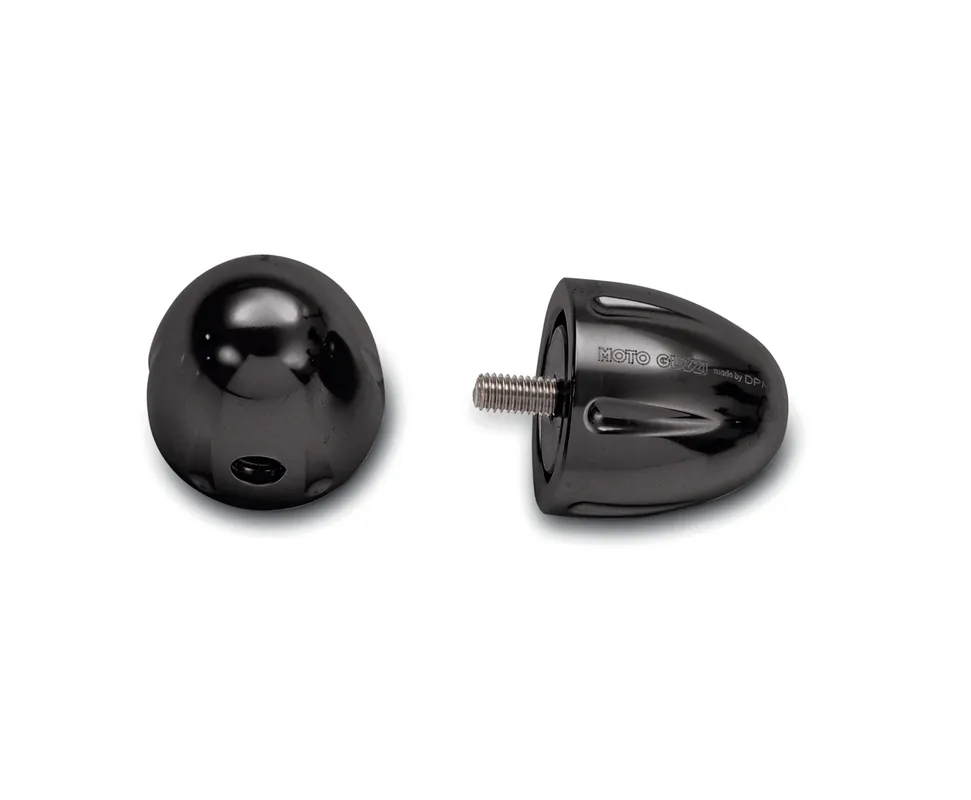 Solde Embout de guidon, aluminium, noir pour Moto Guzzi Audace
