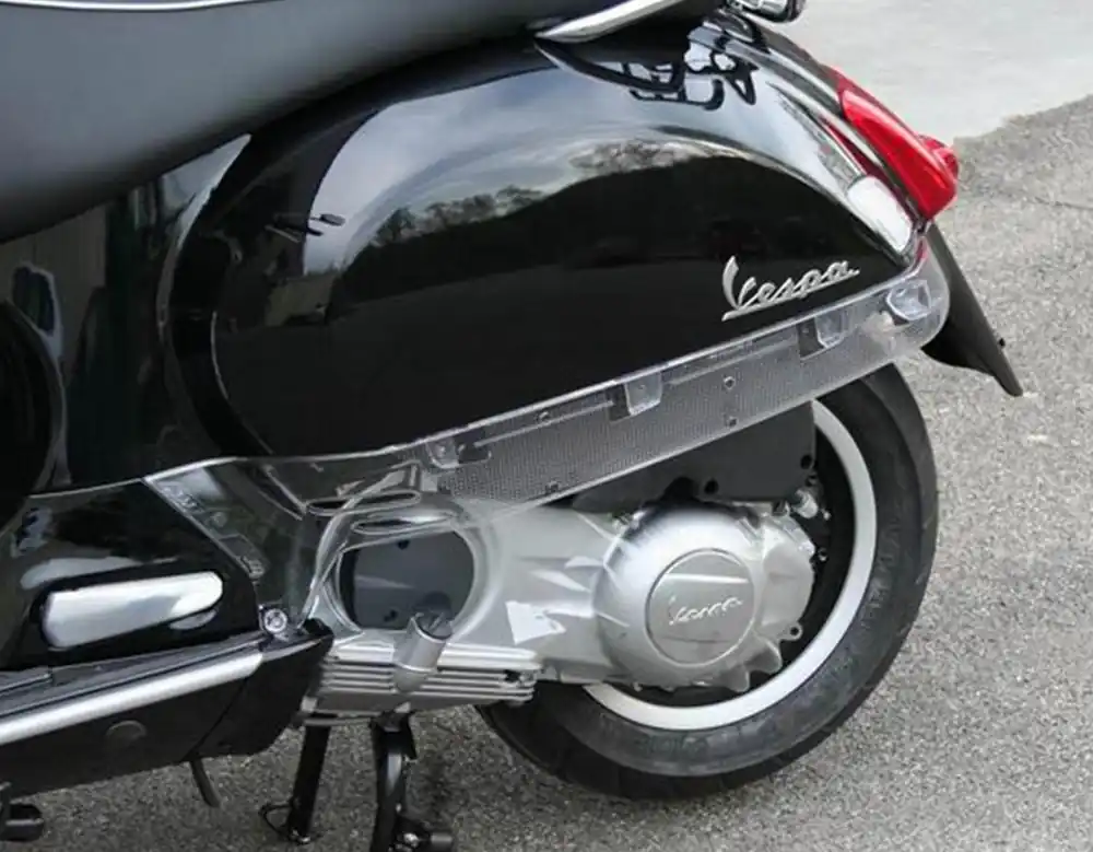 Habillage latéral gauche/droite pour Vespa GTS/GTS Super/GTV 125-300ccm, transparent Nouvelle Collection