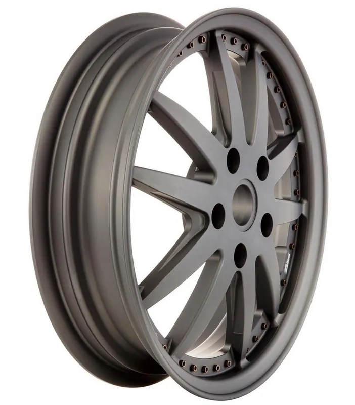 Jante Sport avant/arrière pour Vespa GTS/GTS Super/GTV/GT 60/GT/GT L/946 125-300ccm, grise mate Nouvel Arrivage
