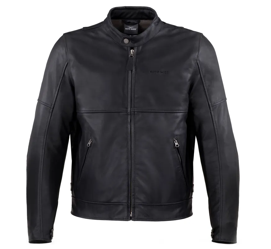 Acheter En Ligne Veste en cuir Moto Guzzi – Marron foncé 50