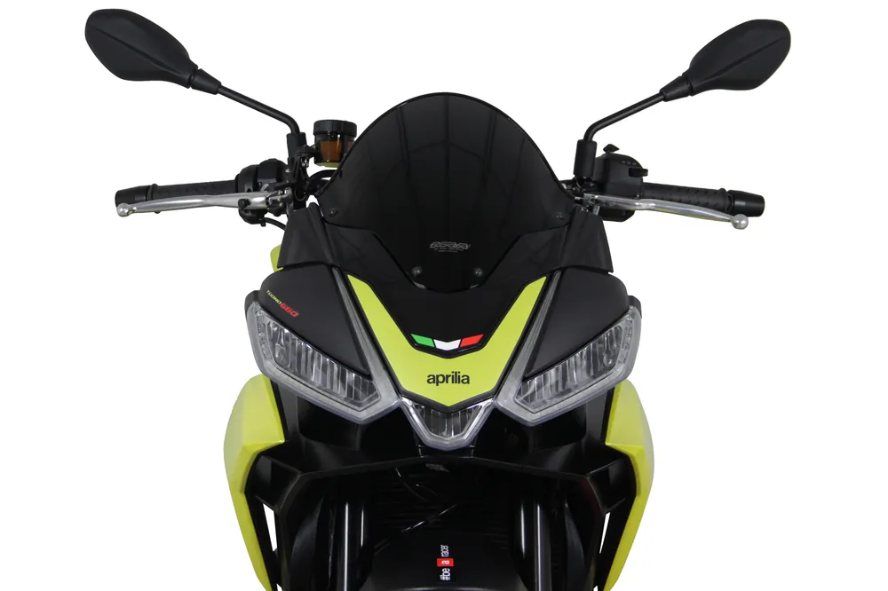 Authentique MRA écran de forme original « O » noir Aprilia Tuono 660 / V4 Factory (21-)
