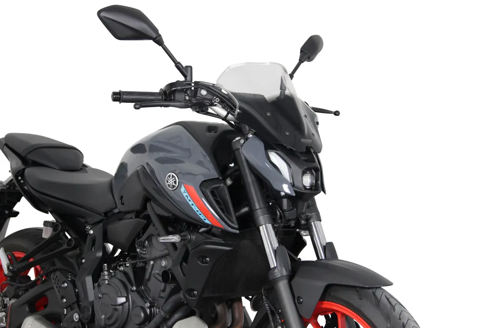 Ecran racing MRA « NRN » clair pour Yamaha MT-07 (21-24) Jusqu&rsquo;à Épuisement Des Stocks
