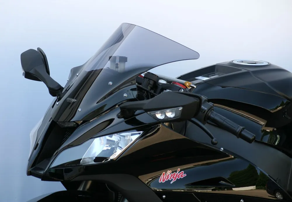 Retour Gratuit Meule d&rsquo;origine MRA « OM » pour KAWASAKI ZX 10 R (année 11-15) Gris fumée