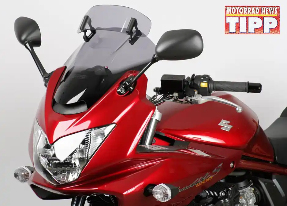 Prix Cassé Ecran vario MRA « VT » pour SUZUKI GSF 650 S / 1200 S / 1250 S Gris fumée