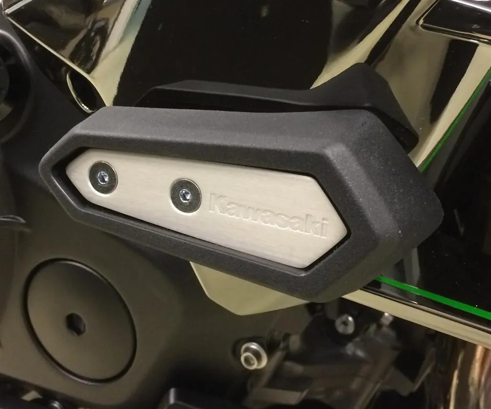 Tampons de carrossage Frame slider (engine guard) Ninja H2 2016 Original Kawasaki Authentique
