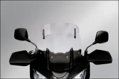 Quantité Limitée Pare-brise touring Vario (transparent) pour Suzuki V-Strom 650 BJ. 2009-2011/ V-Strom 650 BJ. 2004-2008