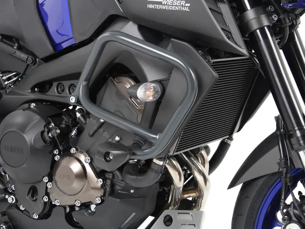 Arceau de protection moteur avec ProtectionPad anthracite pour Yamaha MT-09 (année 17) Hepco & Becker Livraison Express