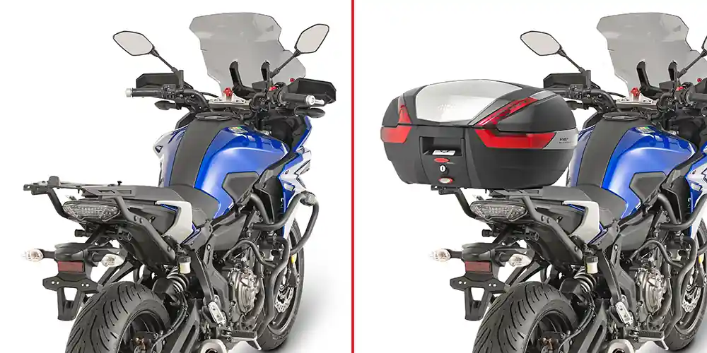 Support de top case pour Yamaha MT-07 Tracer (année 16-18) Givi Haute Qualité