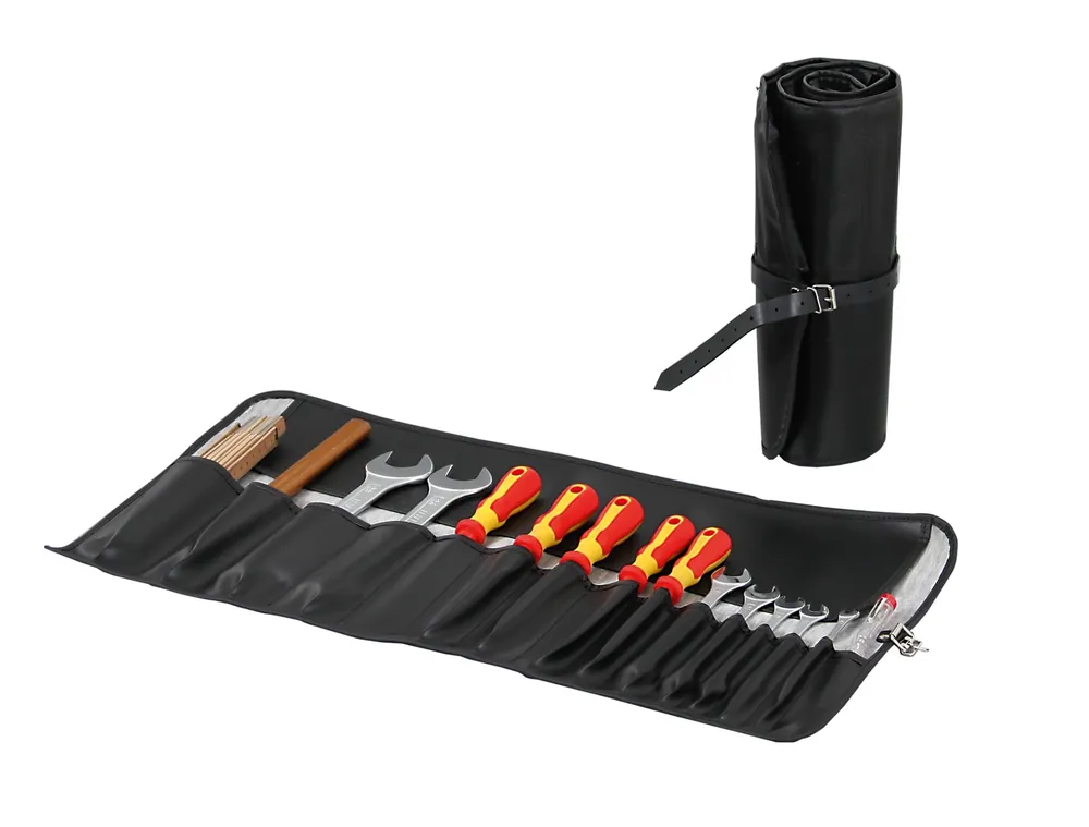 Sacoche à roulettes pour outils (15 pièces) en similicuir Hepco & Becker Bon Marché