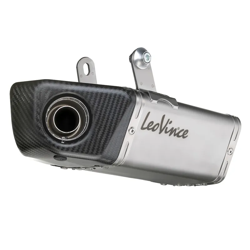 Marque LeoVince Système d&rsquo;échappement Underbody Evo 2, Slip On pour Kawasaki ER-6n/f / Ninja 650R / Versys 650