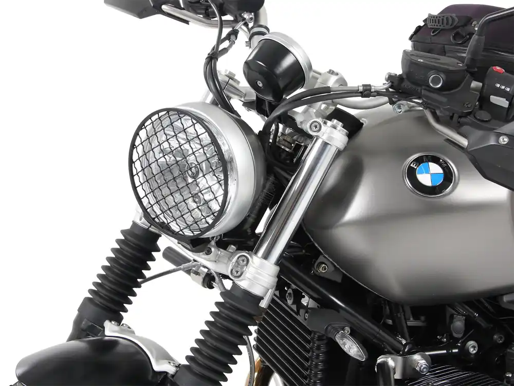 Vente Flash Grille de protection des feux noire pour BMW R nineT Scrambler (16-23) Hepco & Becker