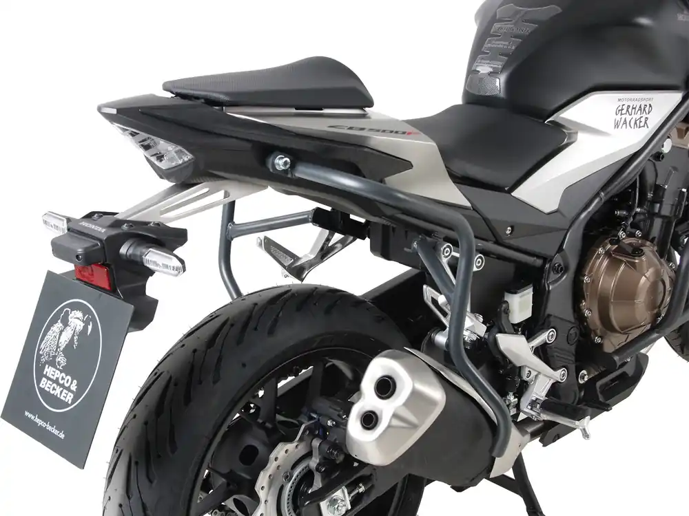 Arceau de protection arrière anthracite pour Honda CB 500 F (19-23) Hepco & Becker Retour Gratuit