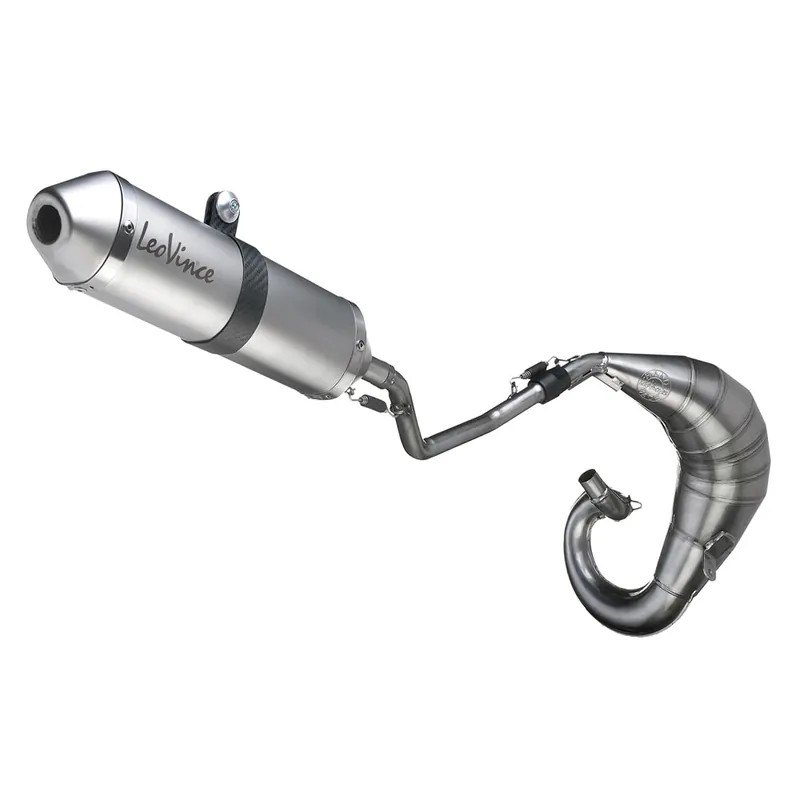 Seulement Aujourd&rsquo;hui LeoVince, Système d&rsquo;échappement Hand Made X-Fight, acier pour Yamaha TZR 50 (Bj.03-13)
