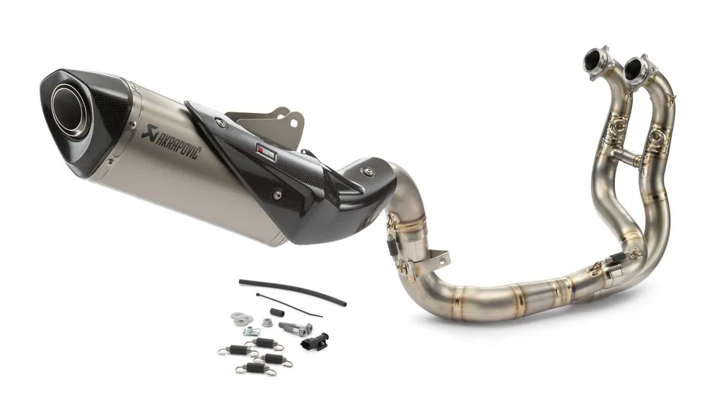 Top Vente Akrapovic Kit EVOLUTION LINE système d&rsquo;échappement pour KTM 790 Duke (année 18-)