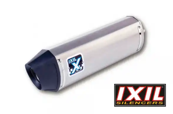Certifié Pots finaux IXIL en acier inoxydable HEXOVAL XTREM pour Yamaha BT 1100 Bulldog Noir