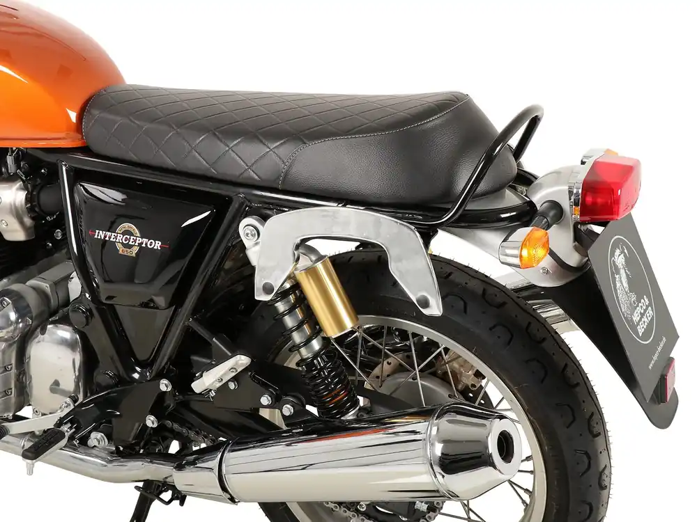 Supports latéraux chromés C-Bow pour Royal Enfield Interceptor (2018-) Offre Exclusive