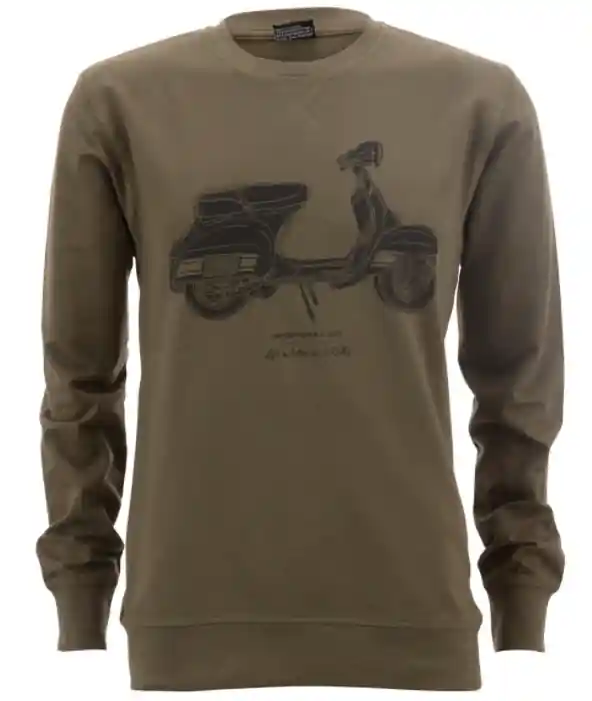 Sweatshirt « Life is better on a Rally », Herren olivgrün S Bon Plan