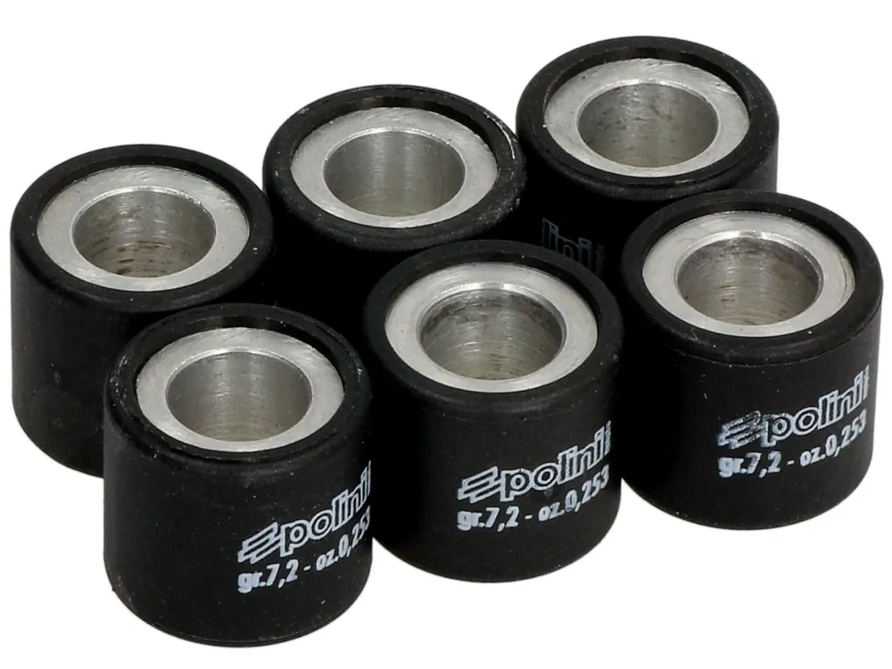 Nouvel Arrivage Jeu de galets de variateur Polini, 19x17 mm, 7,2 g, pièces : 6