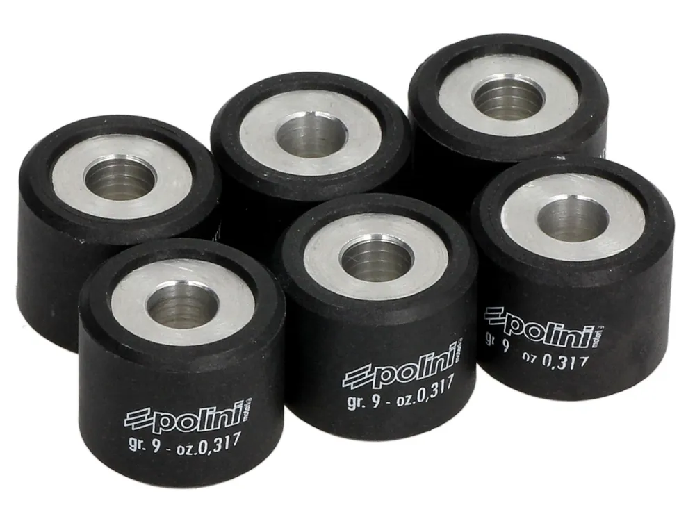 Super Prix Jeu de galets de variateur Polini, 20×17 mm, 9,0 g, pièces : 6