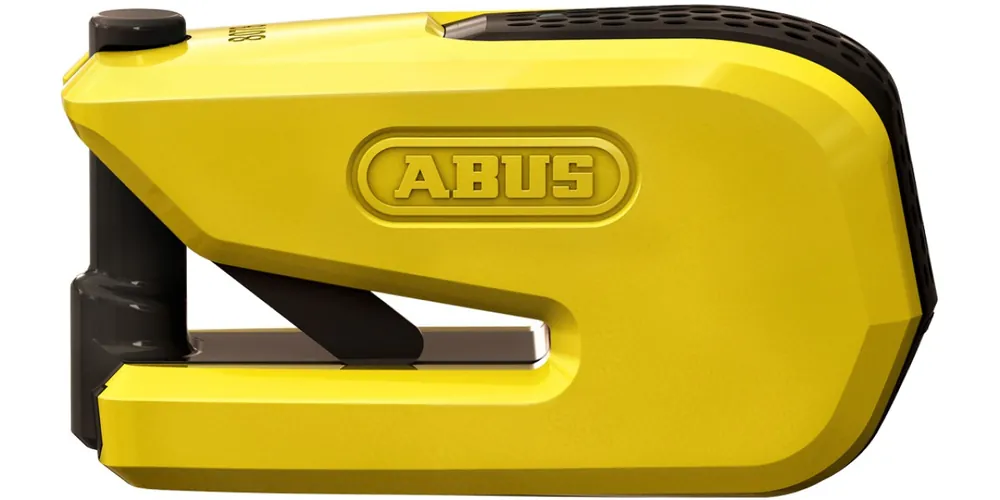 Livraison Express Antivol à disque de frein ABUS Granit Detecto 8078 avec fonction alarme Jaune