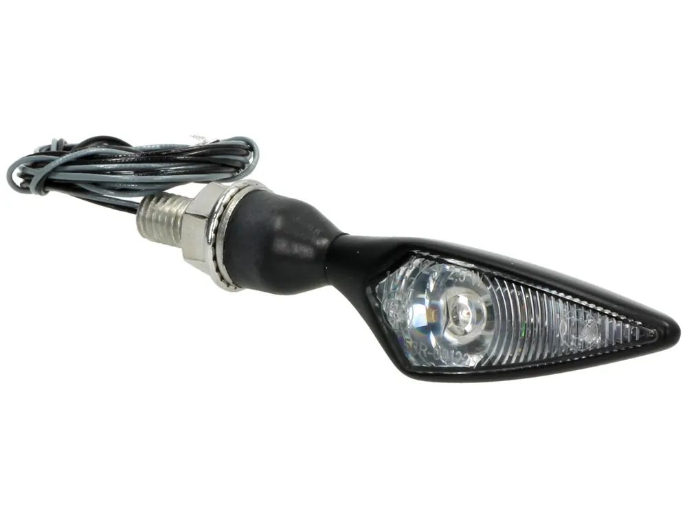 Populaire Clignotant Kellermann, losange, acier, LED, VL/HR, 12 V, noir satiné, M8x20, homologué E