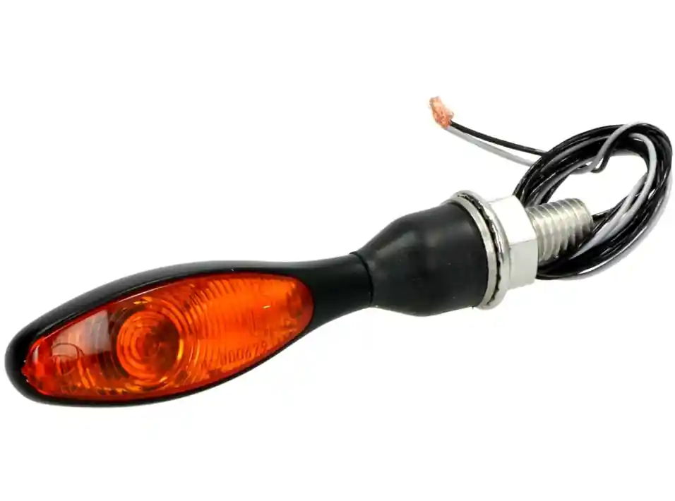 Produit De Marque Clignotant Kellermann, Micro 1000 halogène, acier, halogène, HR/HL, 12 V, 6 W, noir satiné