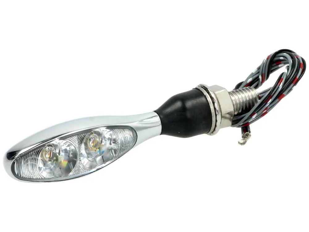 Bon Plan Clignotants Kellermann, feux arrière et stop, Micro 1000 DF, acier, LED, HL/HR, 12 V, chrome brillant