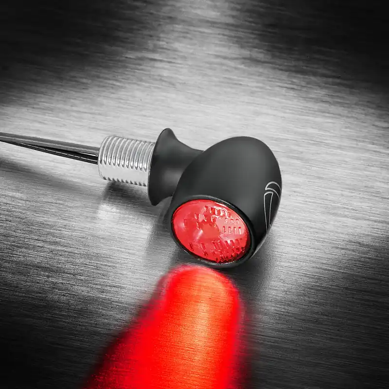 Kellermann Feu arrière et feu stop, Atto RB Dark vm, acier, LED, HL/HR 12 V, noir satiné Pas Cher