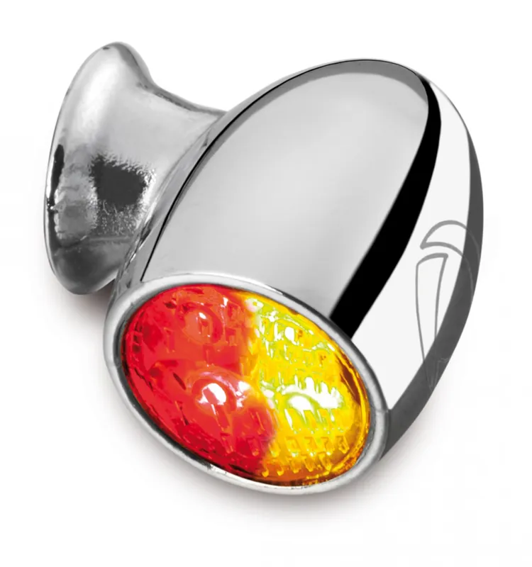 Kellermann Clignotant, feu arrière et feu stop, Atto DF, acier, LED, HL/HR 12 V, chrome brillant Vente Flash